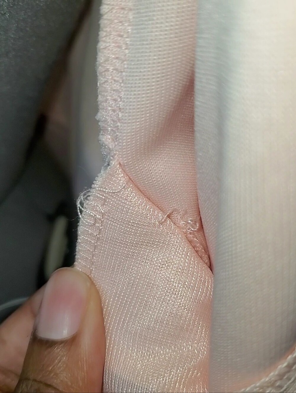 Nike Air Women's Satin Track | Bomber Jacket, Pink (Size XL) - Picture 11 of 12